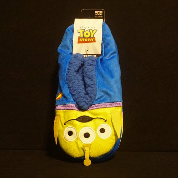 Disney Shoes Disney Toy Story Alien Slipper Socks Womens Small